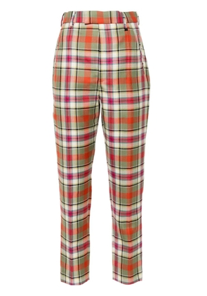 Vivienne Westwood checked Cigarette trousers - Green