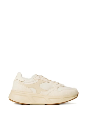TWINSET panelled lace-up sneakers - Neutrals