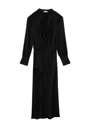 Simkhai Signature Talita long-sleeve midi dress - Black