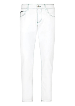 Dolce & Gabbana Cotton regular jeans - White