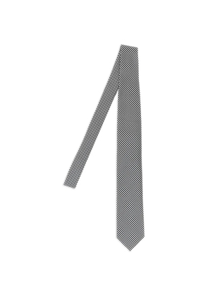 TOM FORD jacquard silk tie - Black