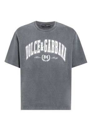 Dolce & Gabbana logo-print short-sleeve T-shirt - Grey