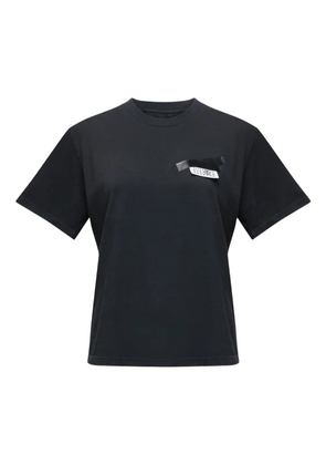 MM6 Maison Margiela logo cotton T-shirt - Black