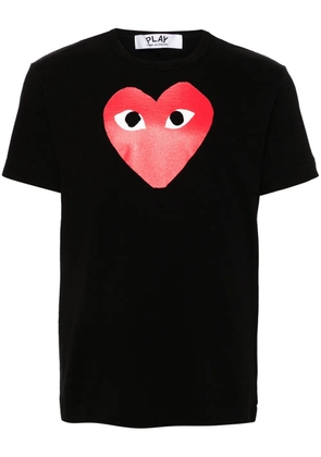 Comme Des Garçons Play Peeping Heart T-shirt - Black