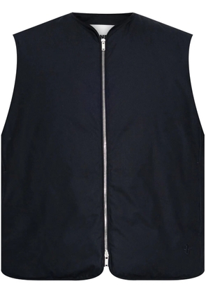 JIL SANDER+ zip-up gilet - Blue