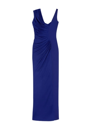Versace Medusa'95 draped single-shoulder midi dress - Blue