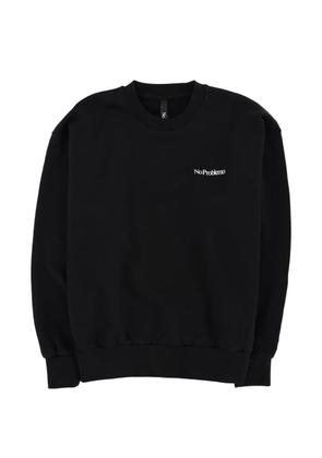 NO PROBLEMO logo-detail sweatshirt - Black