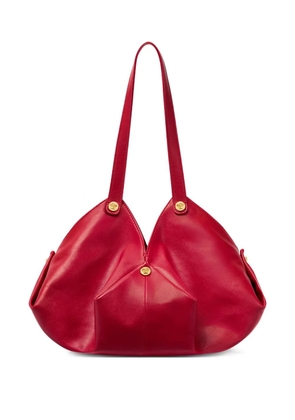Versace Protea leather shoulder bag - Red