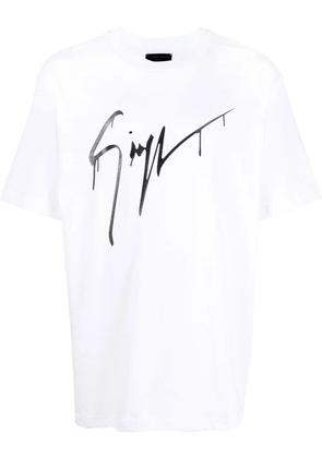 Giuseppe Zanotti graphic-print cotton T-Shirt - White