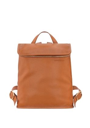 Longchamp medium Le Foulonné backpack - Brown