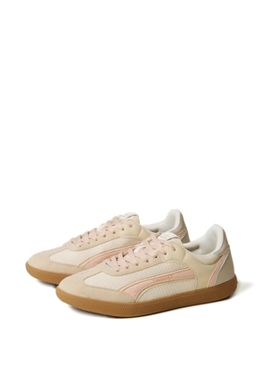 TWINSET panelled lace-up sneakers - Neutrals