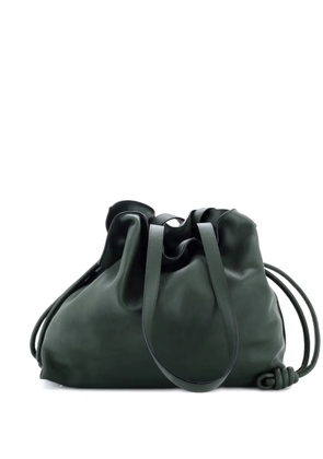 Loewe Pre-Owned Flamenco Knot Bag Leather Large tote bag - Green