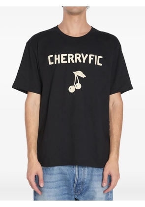 Valentino Garavani Cherryfic-print crew-neck T-shirt - Black
