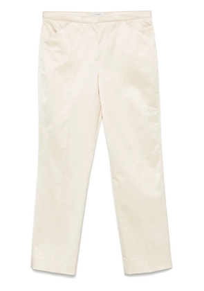 TOTEME straight-leg cropped trousers - Neutrals
