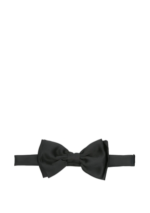 Lardini satin bow tie - Black