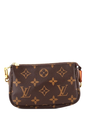 Louis Vuitton Pre-Owned Pochette Accessoires Monogram Canvas Mini clutch bag - Brown