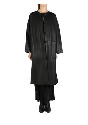 ATELIER NEW YORK leather coat - Black