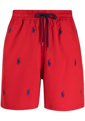 Polo Ralph Lauren logo-embroidered drawstring swim shorts