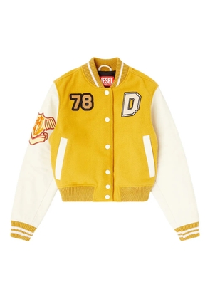 Diesel L-Real-Cp phoenix-embroidered jacket - Yellow