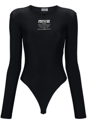 Versace Jeans Couture Warranty-logo bodysuit - Black