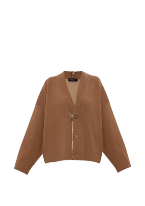 Fabiana Filippi V-neck cardigan - Brown