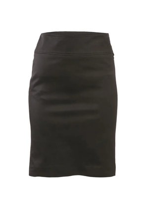 Gucci Pre-Owned GG-detail mini skirt - Black