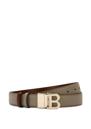 Bally teversible adjustable leather belt - Black
