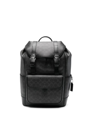 Coach logo backpack - Black