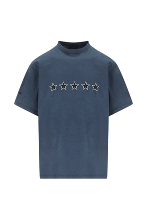 Balenciaga stars-graphic T-shirt - Blue