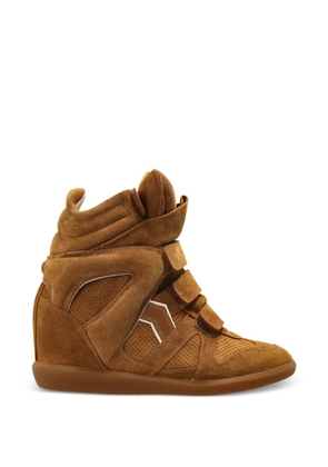 ISABEL MARANT Bekett touch-strap sneakers - Brown