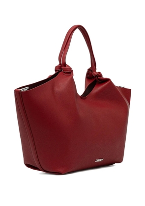 DKNY large Paulaknotted handle tote bag - Red