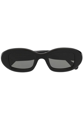 Retrosuperfuture oval frame sunglasses - Black