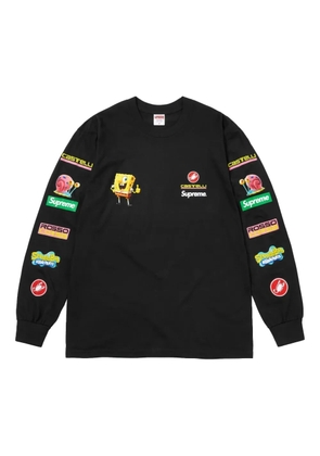 Supreme x SpongeBob x Castelli Racing long-sleeves T-shirt - Black