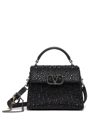Valentino Garavani VSling crystal-embellished mini bag - Black
