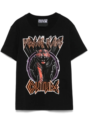 Versace Jeans Couture logo-print T-shirt - Black