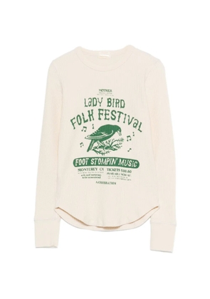 MOTHER bird-print sweater - Neutrals