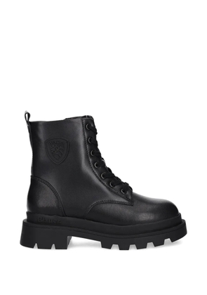 Blauer Kimmel lace-up lug-sole boots - Black