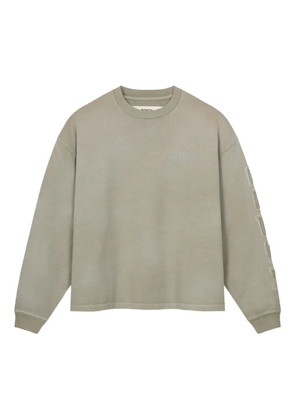 ROUGH. faded long-sleeve T-shirt - Green