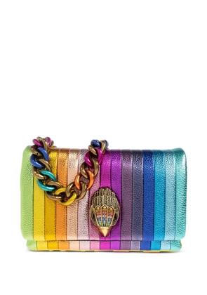 Kurt Geiger London striped chain cross body bag - Blue