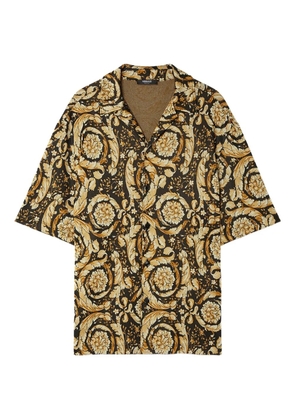 Versace Barocco jacquard shirt - Gold
