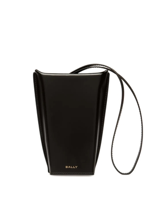 Bally Belle brushed-leather sunglasses holder - Black