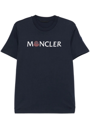 Moncler logo-print T-shirt - Blue