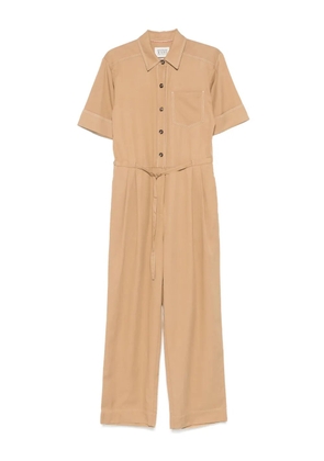 Scotch & Soda gabardine-weave jumpsuit - Brown
