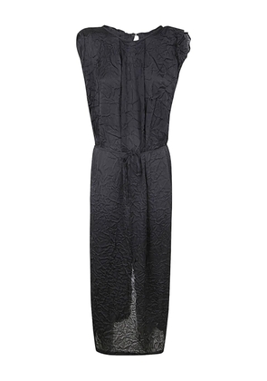 Maria Calderara creased dress - Black