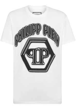 Philipp Plein logo-print cotton T-shirt - White