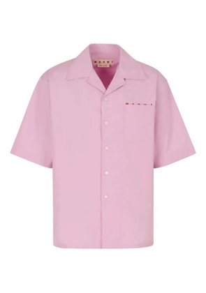 Marni logo pocket shirt - Pink