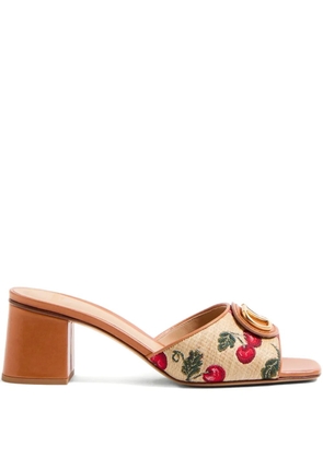 Valentino Garavani 60mm VLogo Signature Cherryfic sandals - Neutrals