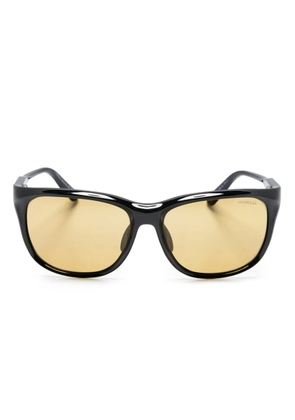 Moncler Eyewear x FRGMT biker-frame sunglasses - Black