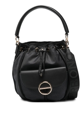 Borbonese Cottage top-handle bucket bag - Black