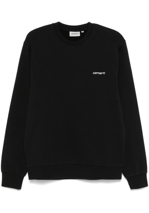Carhartt WIP Script Embroidery sweatshirt - Black